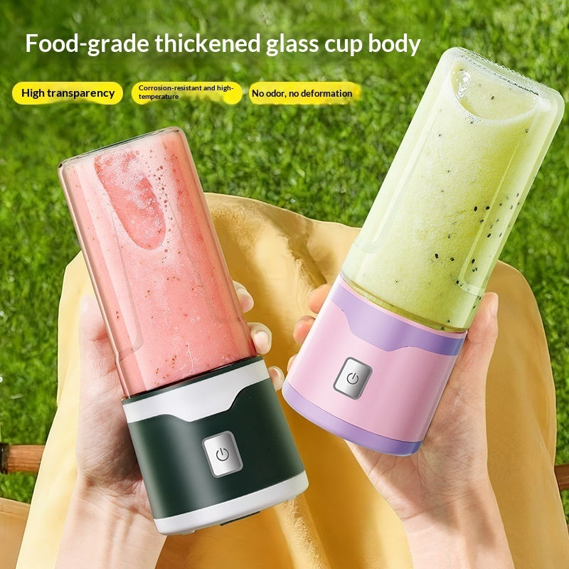Multifunctional Portable USB Juicer Cup, 500ml Cordless Handheld Smoothie Blender & Mixer