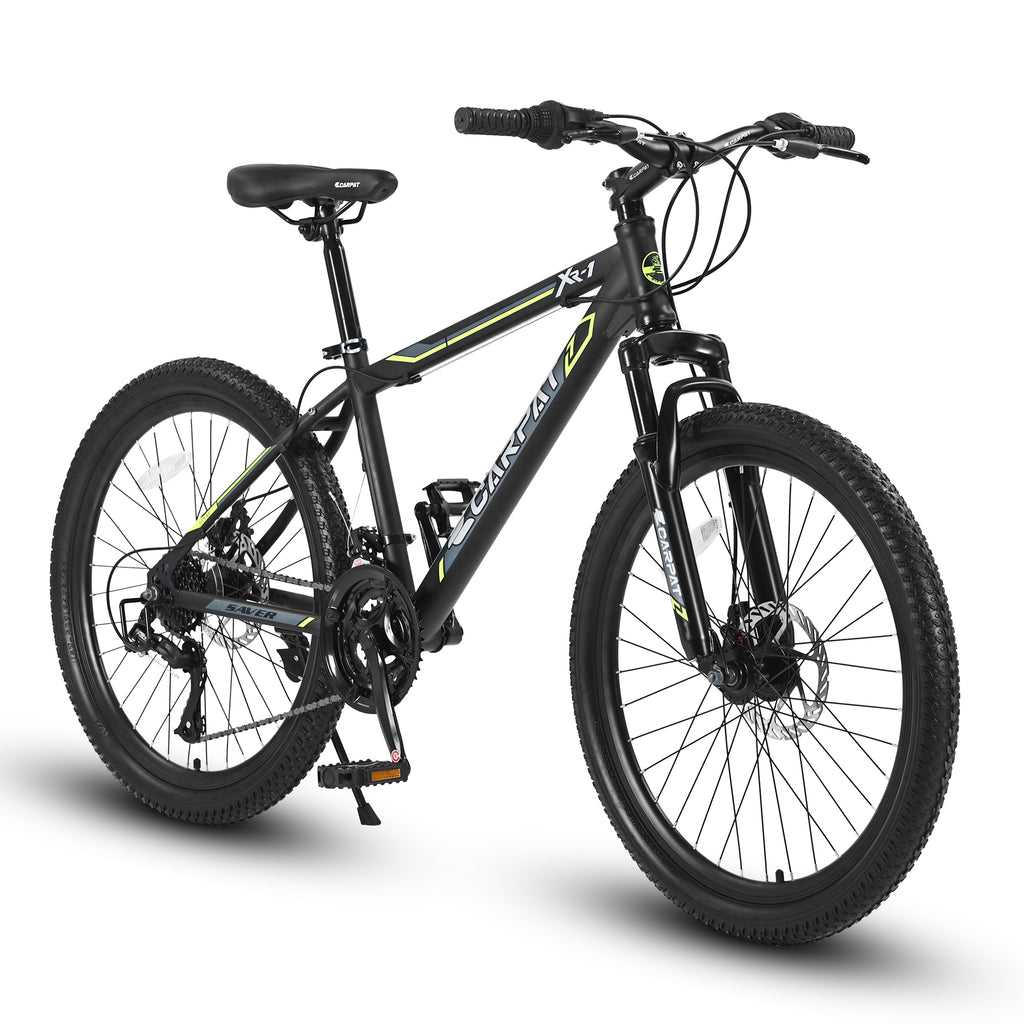 24-Inch Mountain Bike – Shimano 21-Speed MTB with Dual Disc Brakes-lymiu