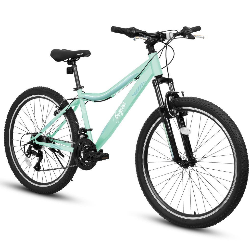 24/26-Inch Mountain Bike – 21-Speed All-Terrain MTB with Front Suspension-lymiu