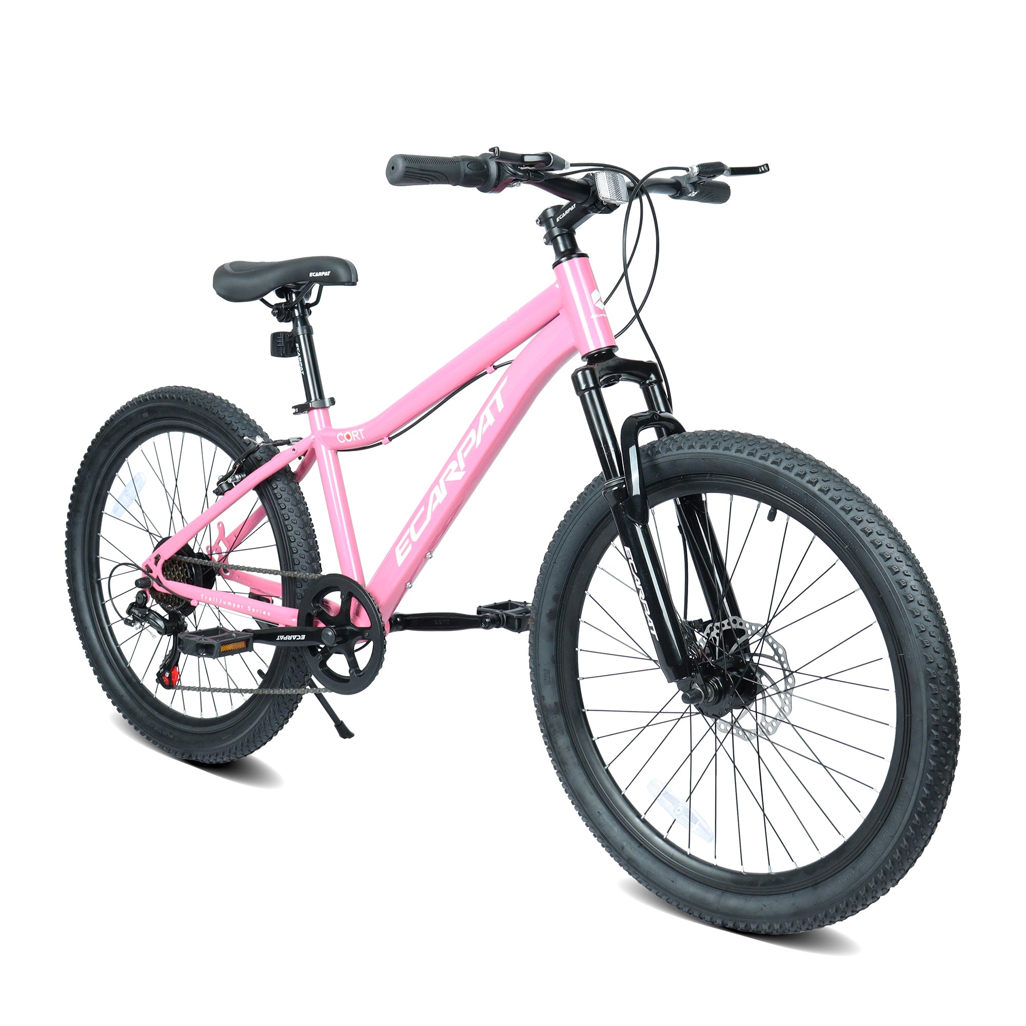 24-Inch 7-Speed Youth Mountain Bike, Front Suspension-lymiu