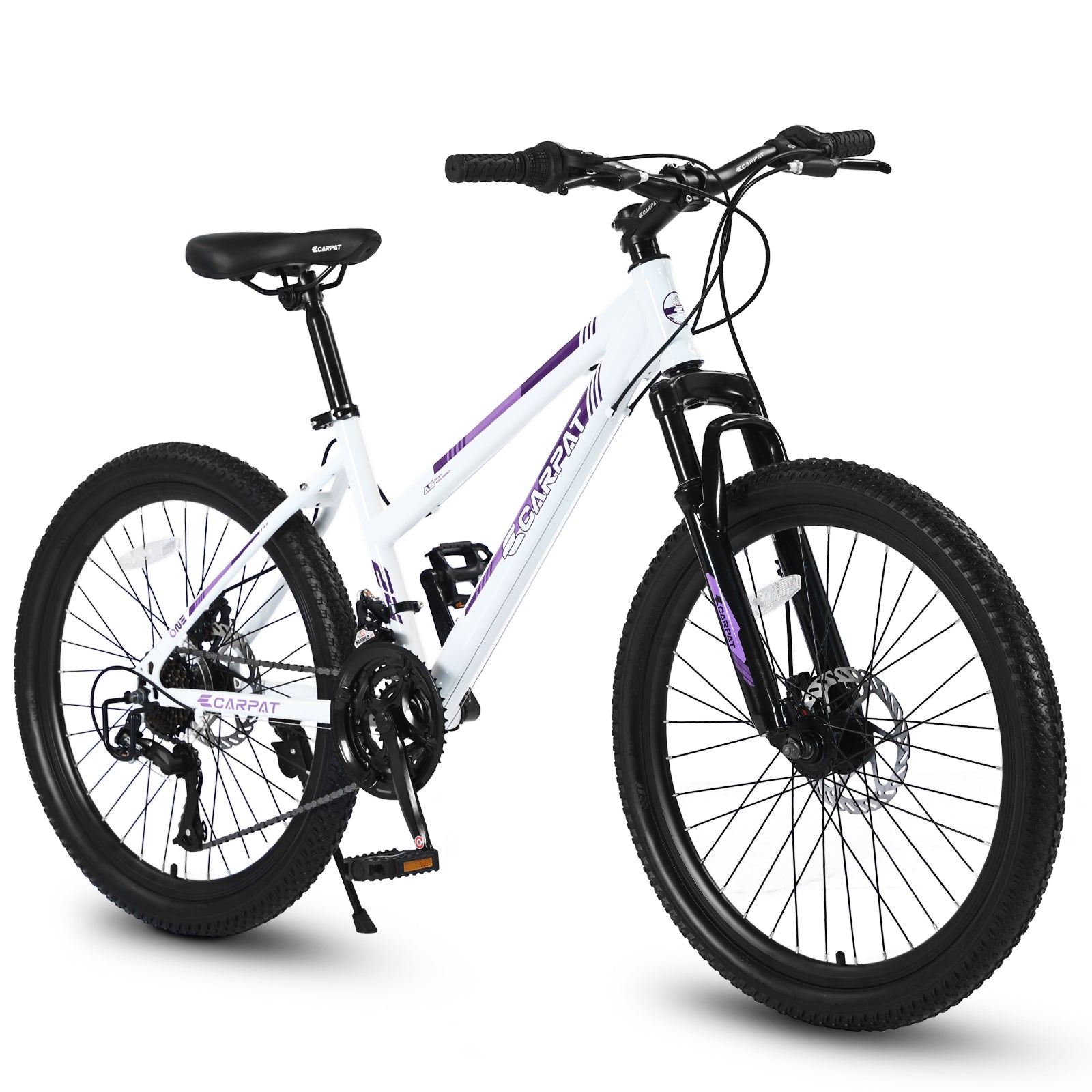 24-Inch 21-Speed Women's Mountain Bike, Dual Disc Brake-lymiu