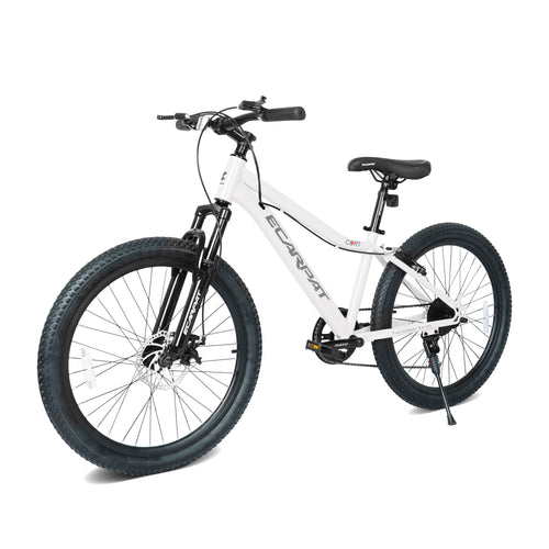24-Inch Kids Mountain Bike, 7-Speed, Steel Frame, Dual Brakes-lymiu