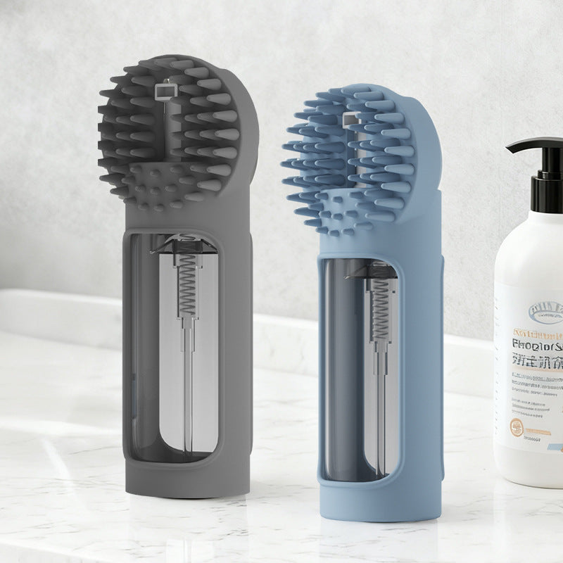 Multifunctional Silicone Pet Bath Brush & Foaming Dog & Cat Massage Grooming Tool-lymiu