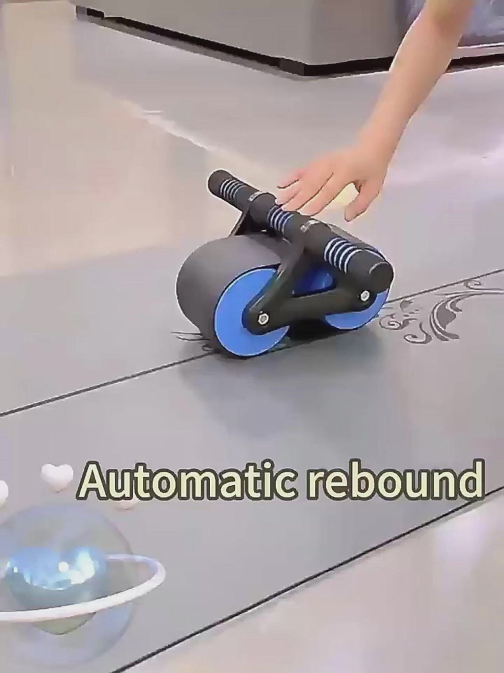 Automatic Rebound Double Wheel Ab Roller & Abdominal Exerciser for Home Gym | Lymiu
