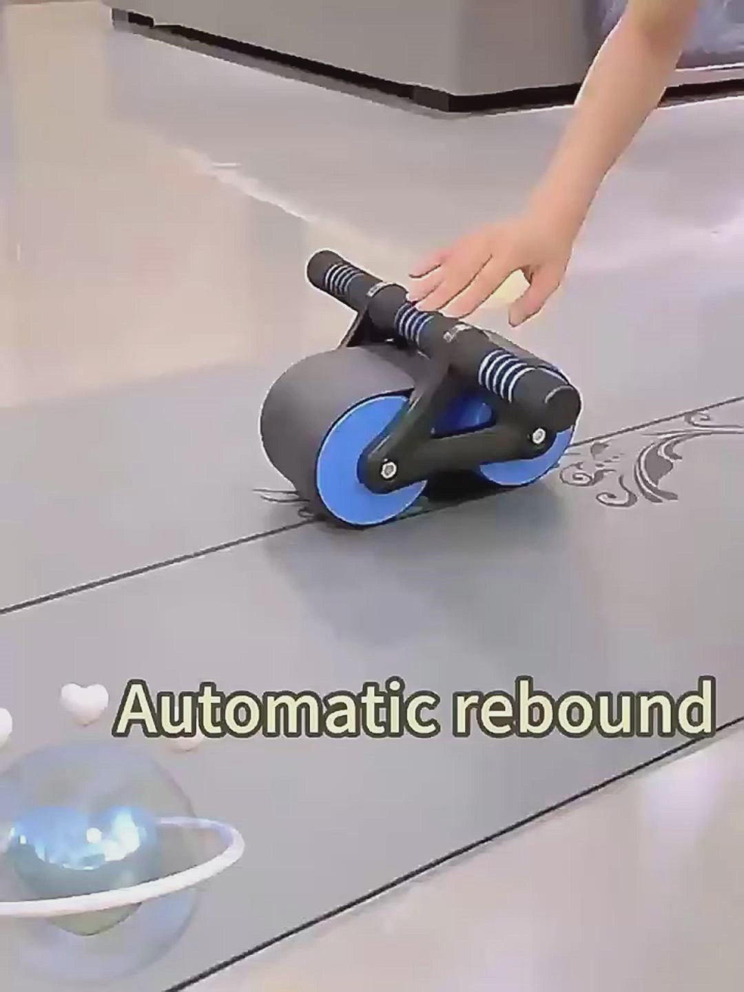 Automatic Rebound Double Wheel Ab Roller & Abdominal Exerciser for Home Gym | Lymiu