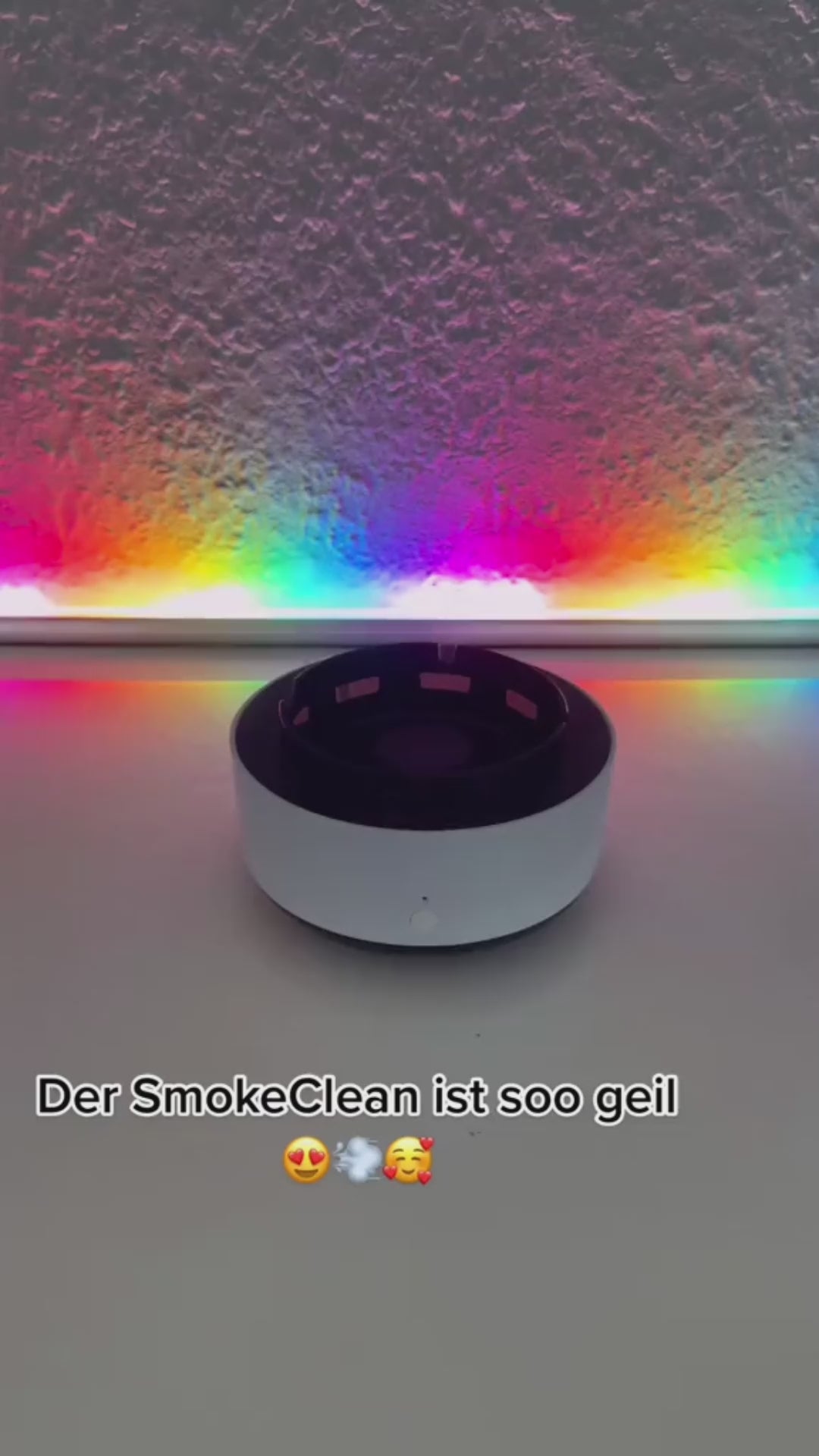 Automatic Smoke Purifying Ashtray - Portable Air Cleaner & Anion Odor Remover