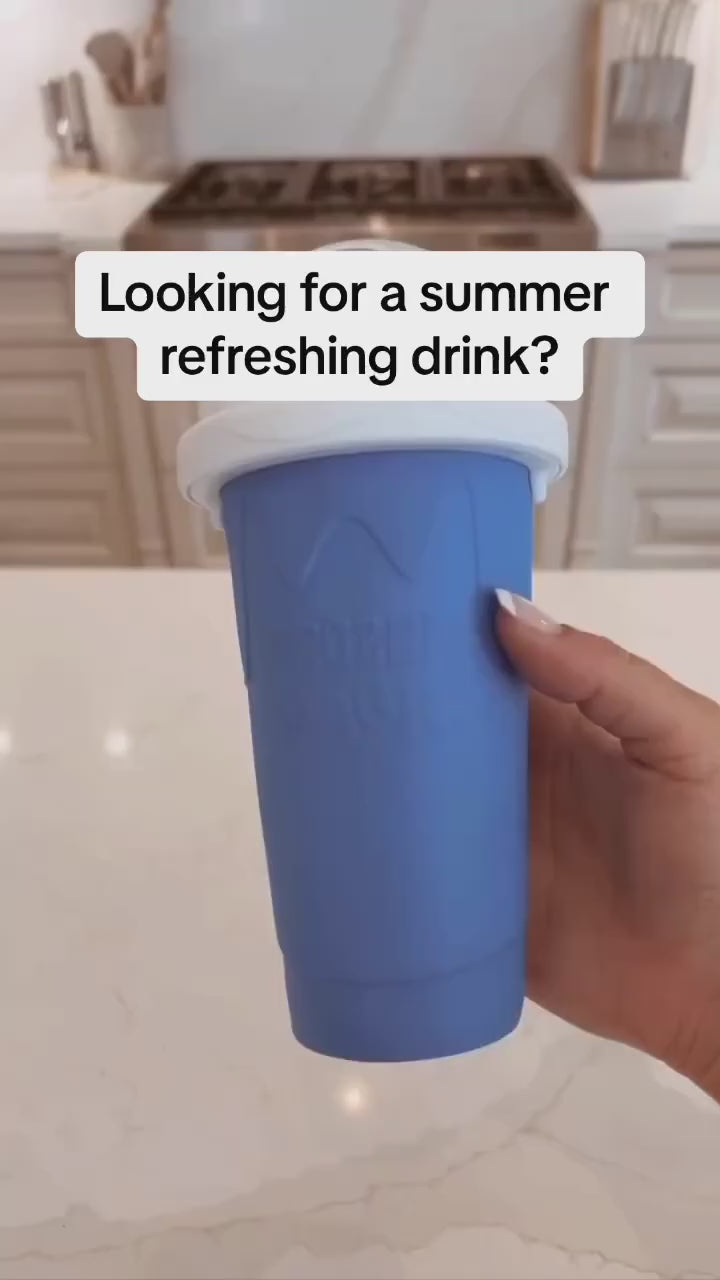 500ml Magic Slushy Maker Cup - Quick-Frozen Smoothie & Ice Cream Squeeze Bottle