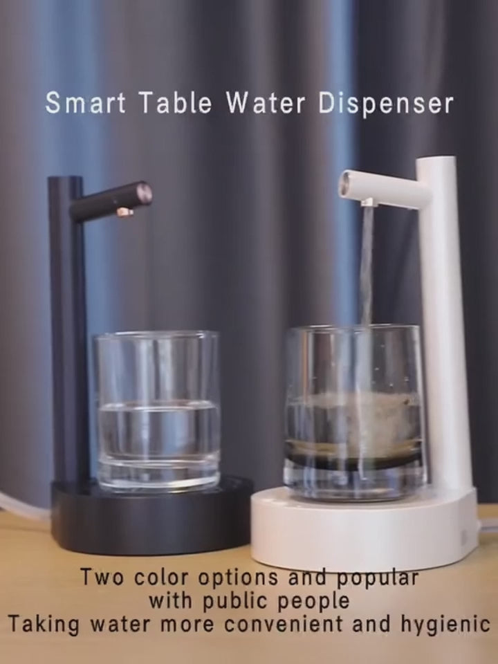 Electric Desktop Water Gallon Dispenser & Rechargeable Automatic Bottle Pump | Lymiu