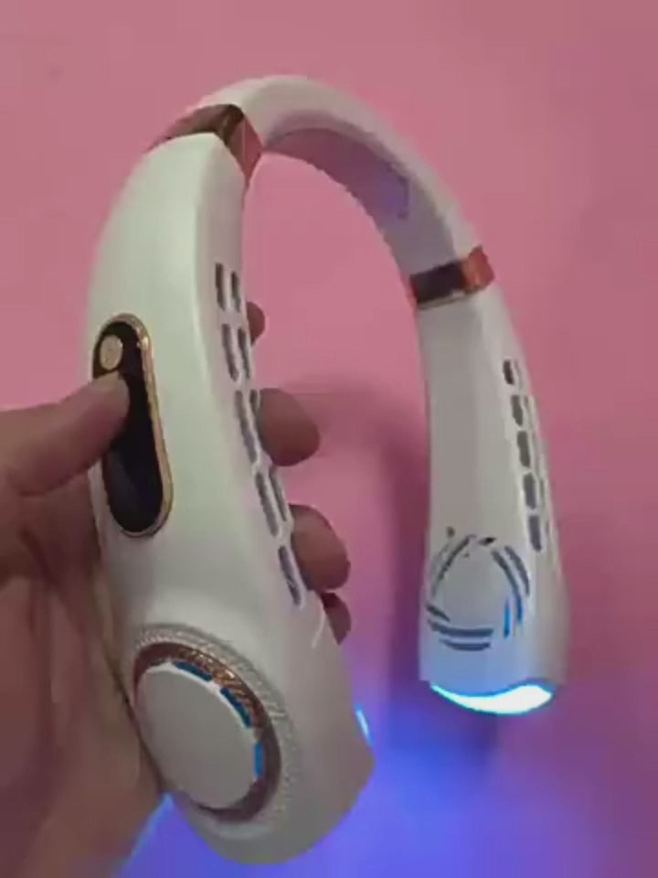 Portable Mute Multifunctional Hanging Neck Fan & Hands-Free Personal Cooling Device | Lymiu