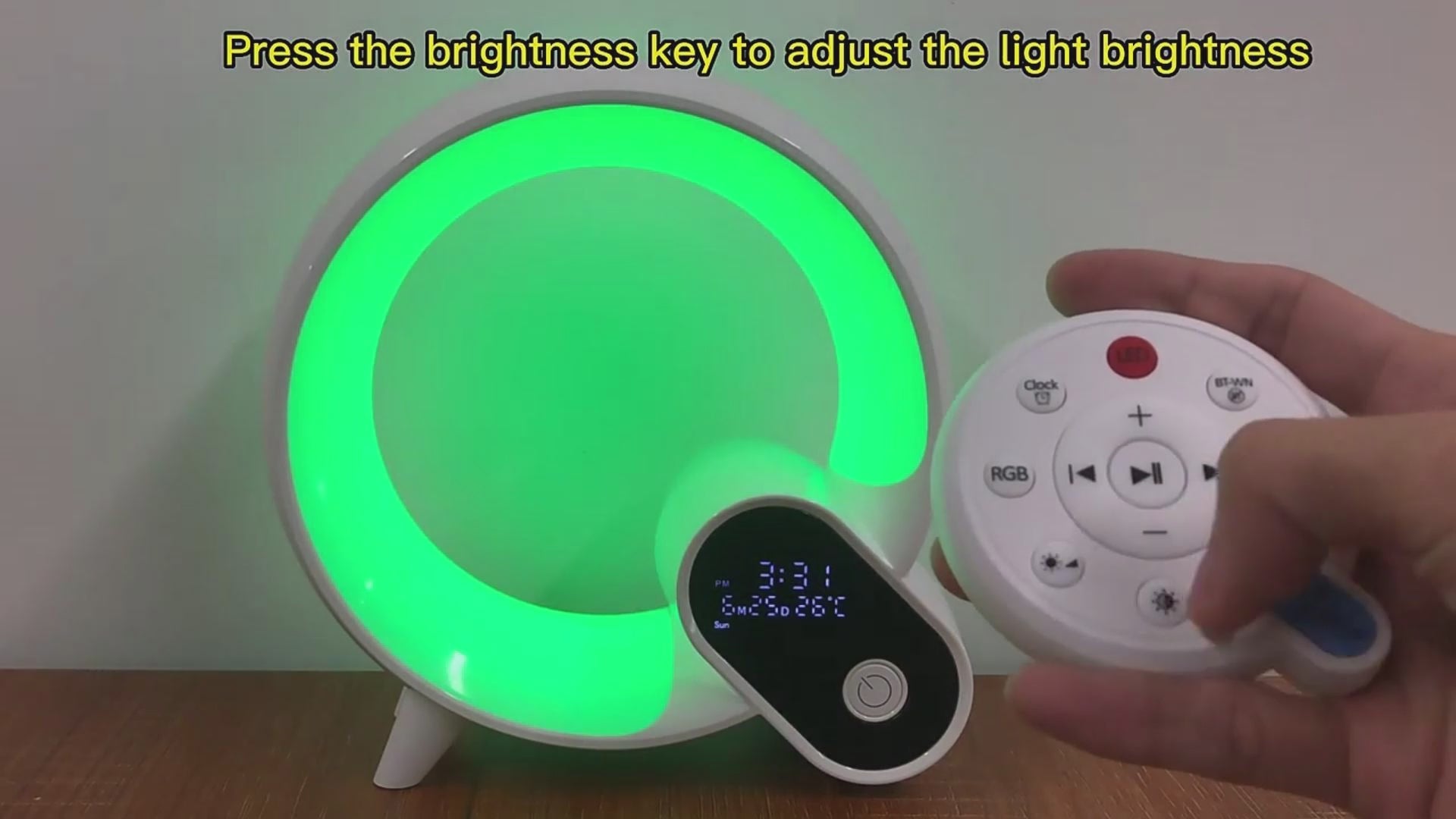 Creative Q Light Analog Sunrise Digital Display Alarm Clock & Bluetooth Audio | Lymiu