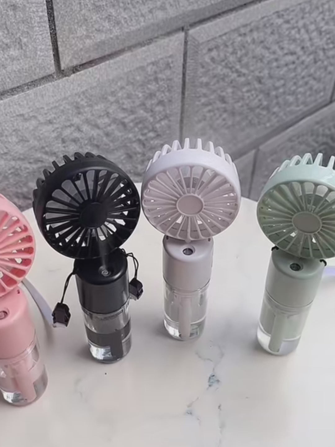 Portable Handheld Spray Fan & 4-Speed Water Mist Cooling Fan | Lymiu