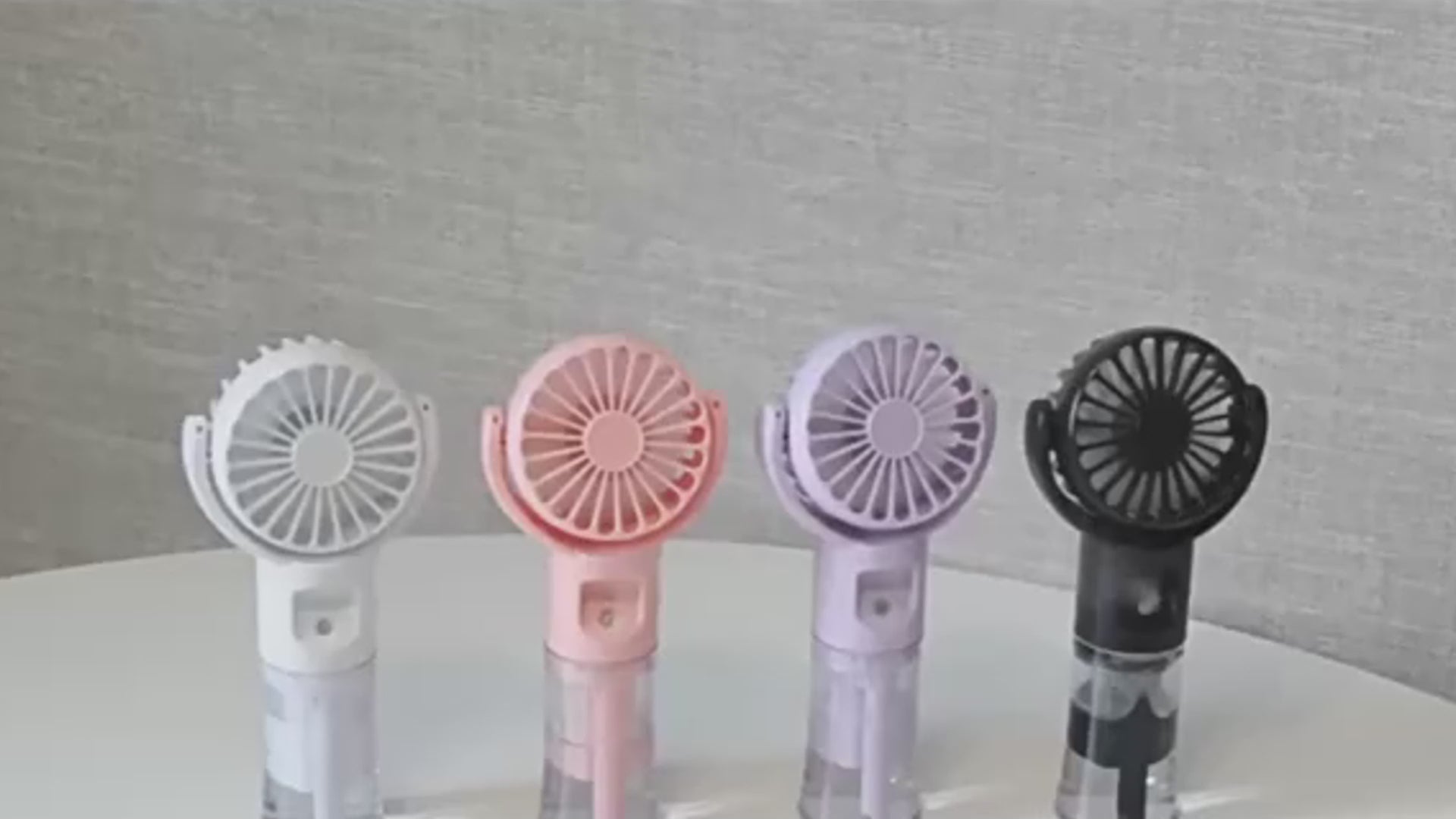 Portable Handheld Spray Fan & 4-Speed Water Mist Cooling Fan | Lymiu