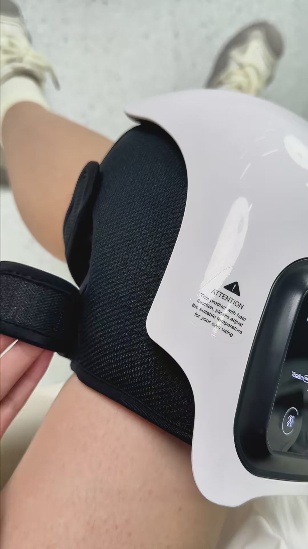Electric Heated Knee Massager with Infrared Laser & Vibration | Pain Relief Cordless Knee Care | Lymiu