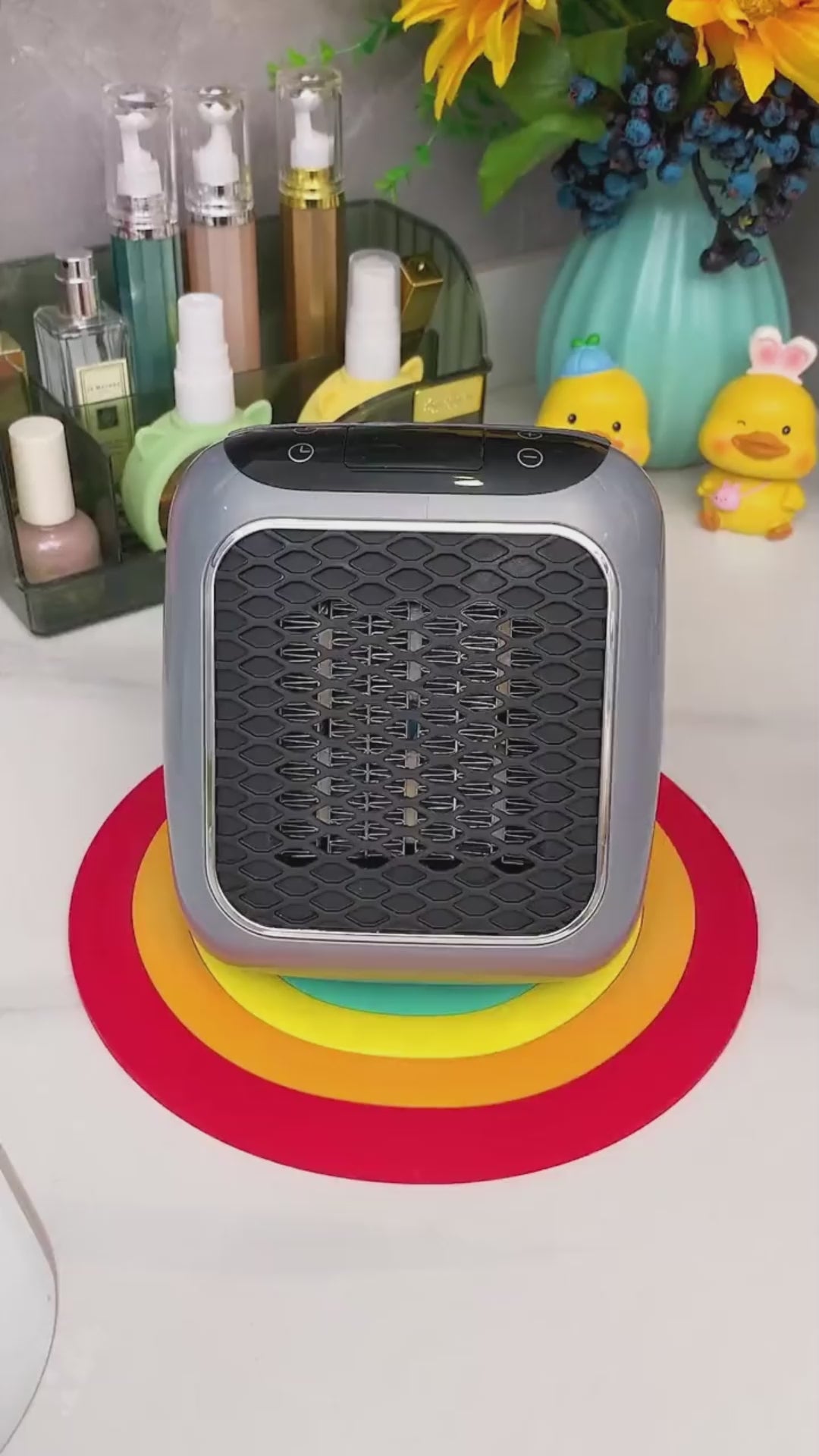 Mini Wall-Mounted Fan Heater - Dormitory Warm Air Blower | LYMIU