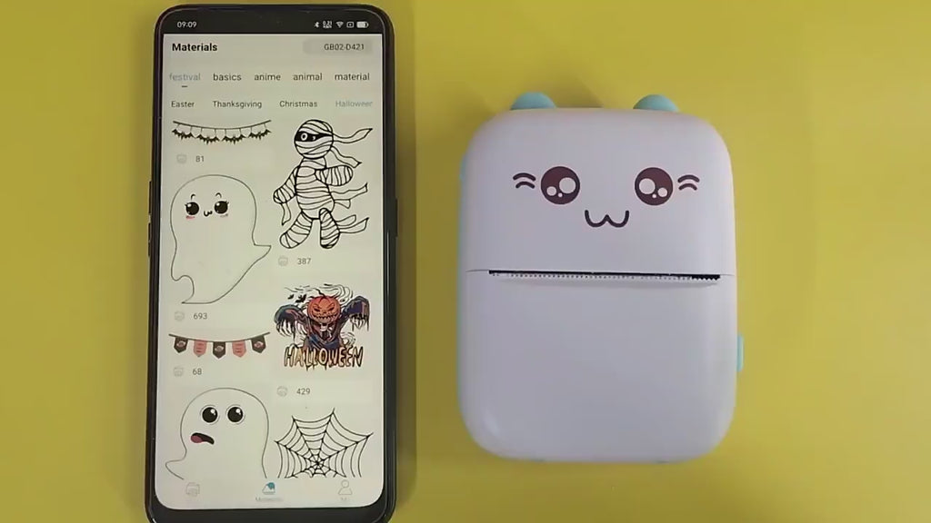 Portable Mini Bluetooth Pocket Photo & Error Label Printer | LYMIU