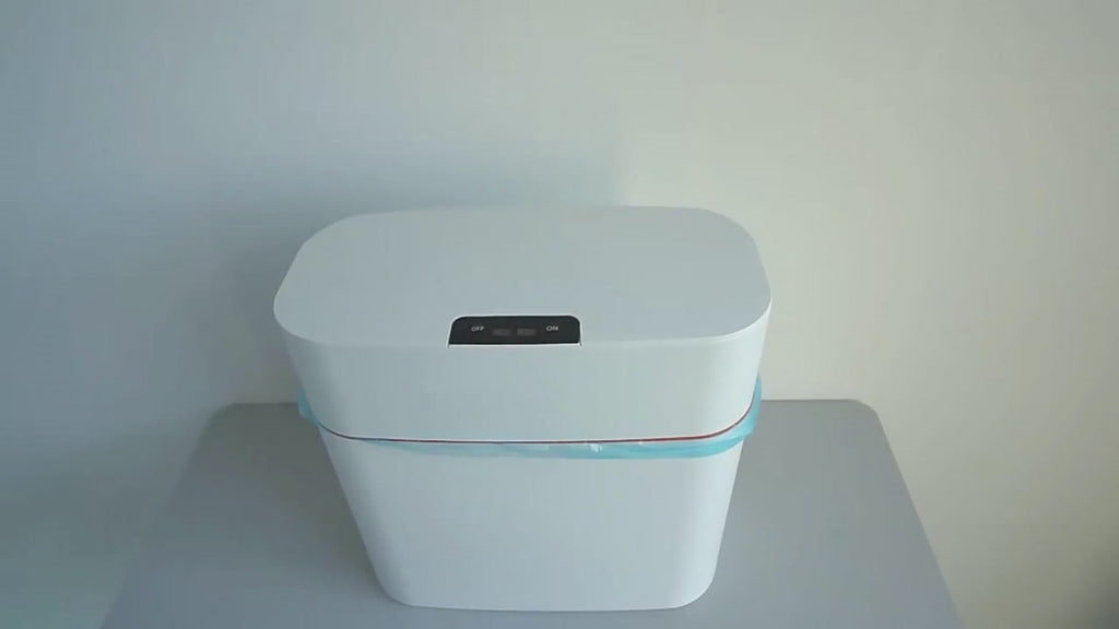 Smart Sensor Trash Can with Lid - Automatic Touchless Dustbin for Home & Office