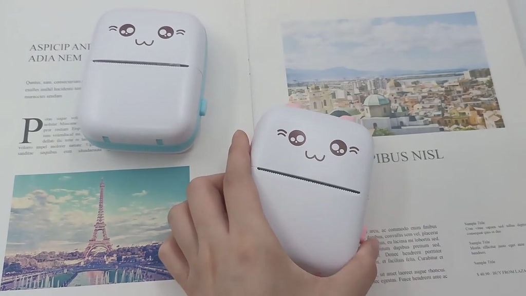 Portable Mini Bluetooth Pocket Photo & Error Label Printer | LYMIU
